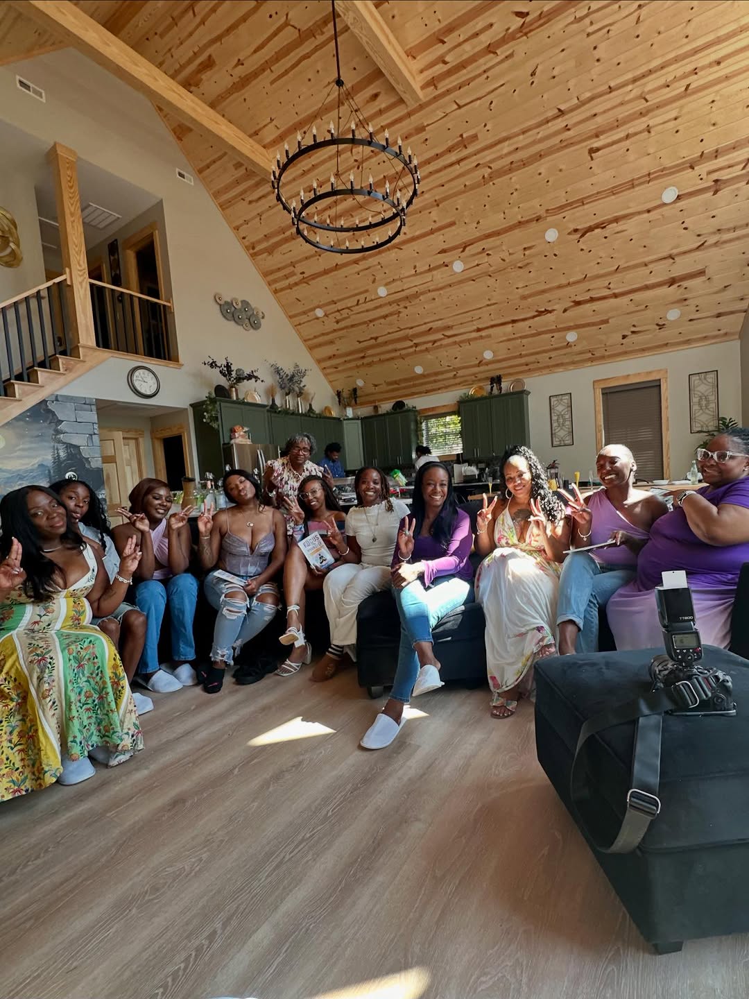 Community breathwork circle